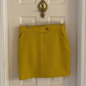 Banana Republic Mustard Yellow SOFT Skirt - Sz 4